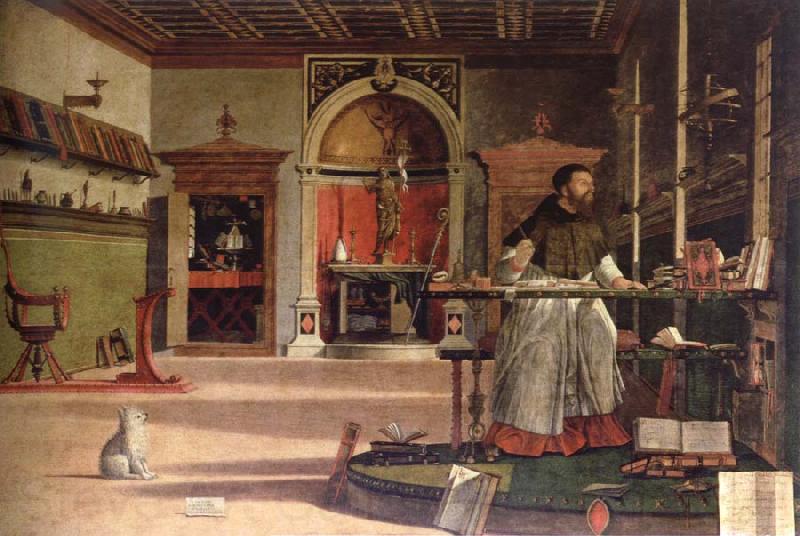 Vittore Carpaccio vision of st.augustine Spain oil painting art